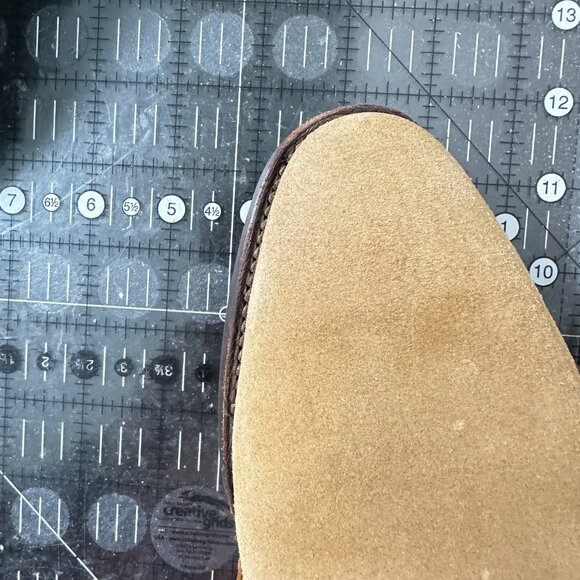 Crockett & Jones Hayle Men UK 7.5E US 8.5 Light Brown Suede Ankle Chukka Boot - Picture 13 of 13